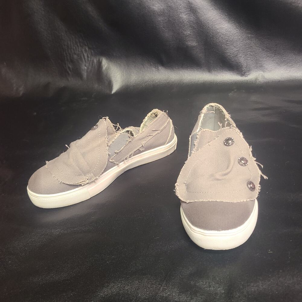 Unbranded Gray denim slide on shoes size 7.5